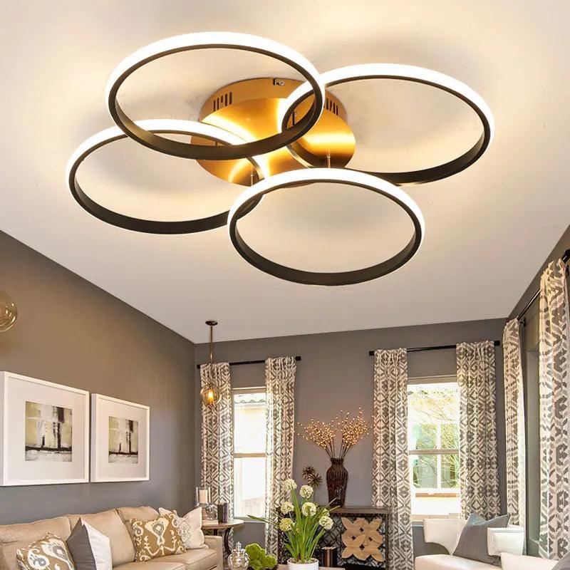 Auralis | Moderne LED-plafondlamp met dimbare intensiteit