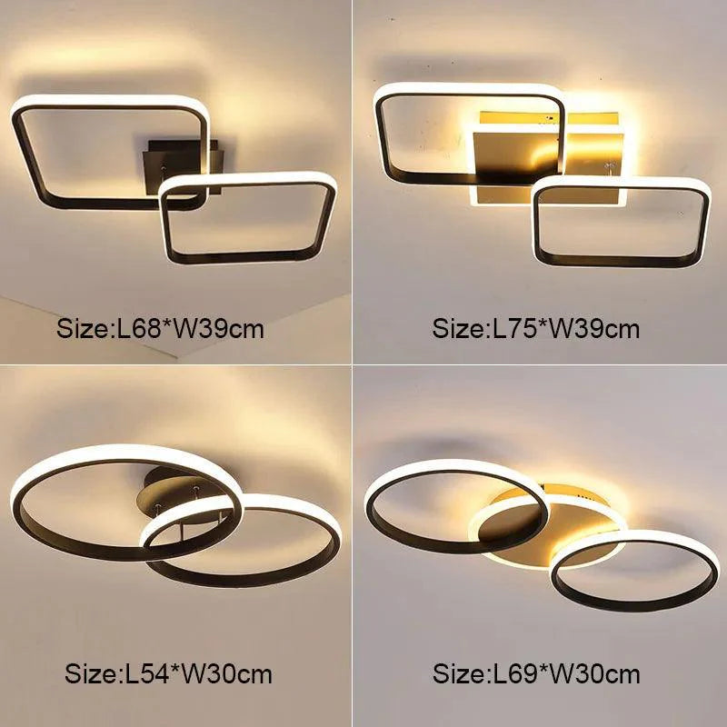 Auralis | Moderne LED-plafondlamp met dimbare intensiteit