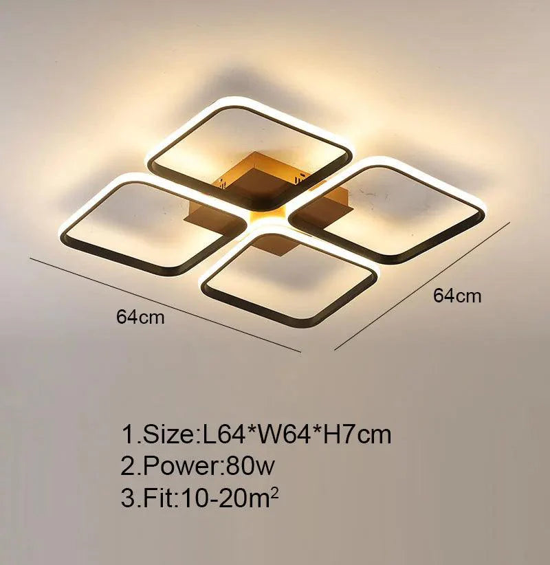 Auralis | Moderne LED-plafondlamp met dimbare intensiteit