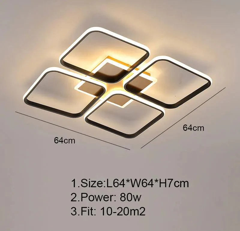 Auralis | Moderne LED-plafondlamp met dimbare intensiteit