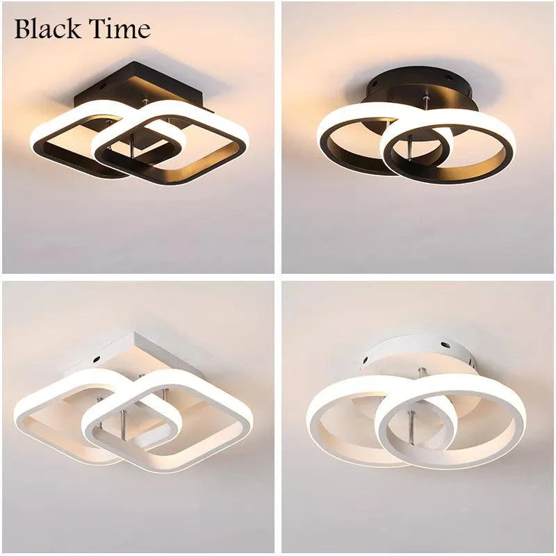 Clarova | Moderne LED Plafondlamp Half-Ingebouwd