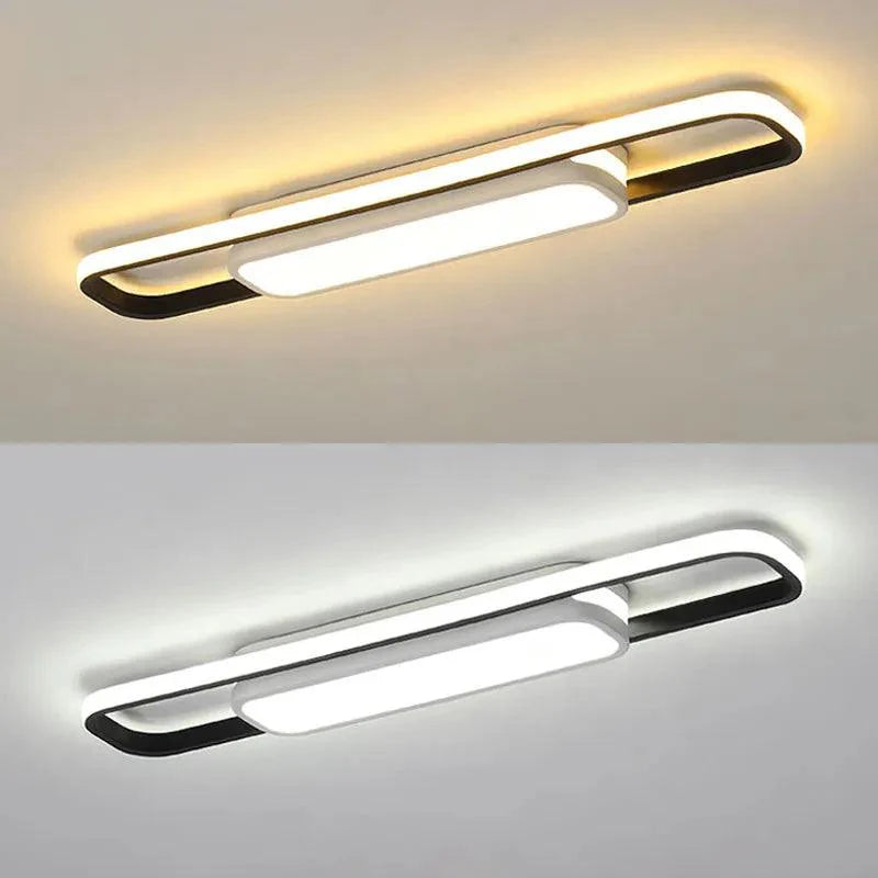 Clarova | Moderne LED Plafondlamp Half-Ingebouwd