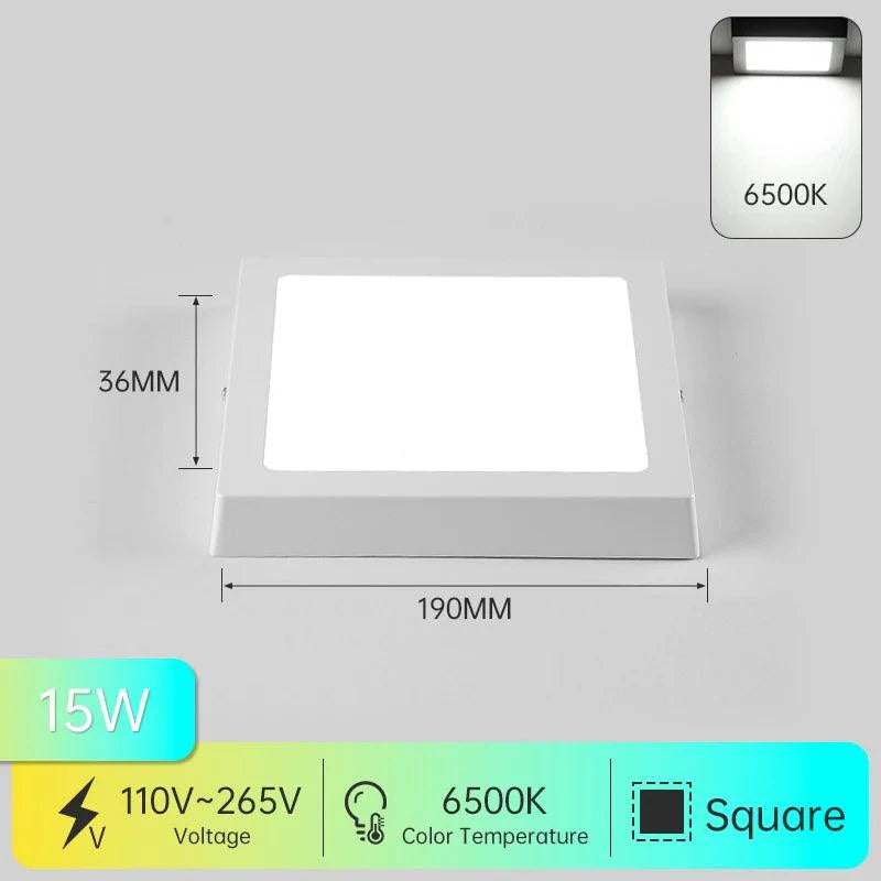 Claryon | LED Plafondlamp Vierkant of Rond