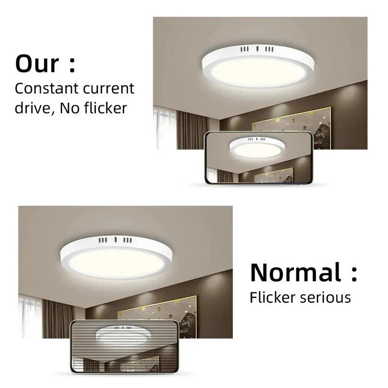 Claryon | LED Plafondlamp Vierkant of Rond