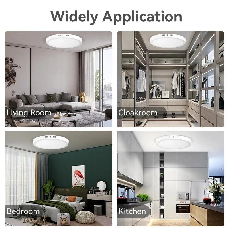 Claryon | LED Plafondlamp Vierkant of Rond
