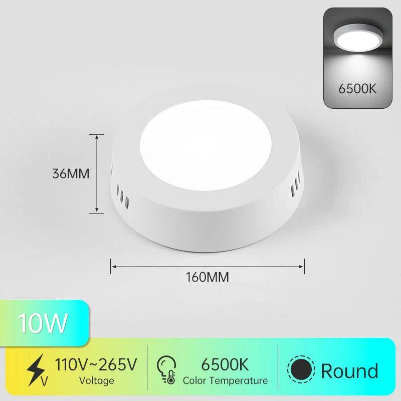 Claryon | LED Plafondlamp Vierkant of Rond