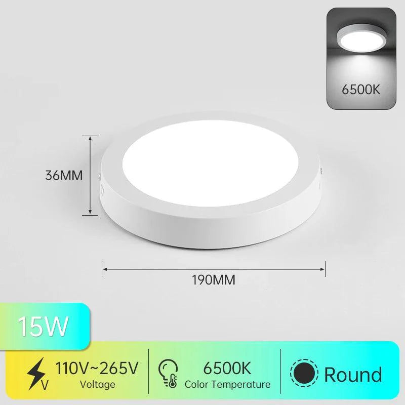 Claryon | LED Plafondlamp Vierkant of Rond