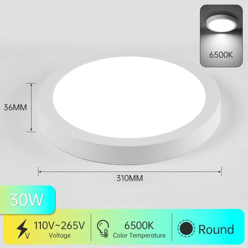 Claryon | LED Plafondlamp Vierkant of Rond