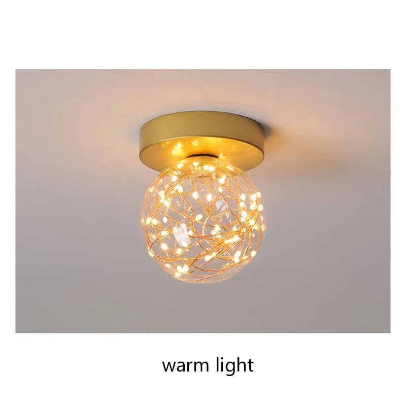 Linoxis | Hedendaagse Plafondlamp van IJzer – Fitting E27