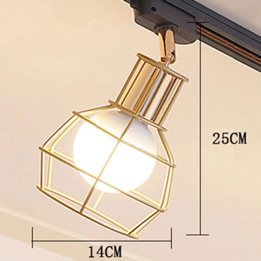 Industra | LED-spot op rail retro industriële stijl