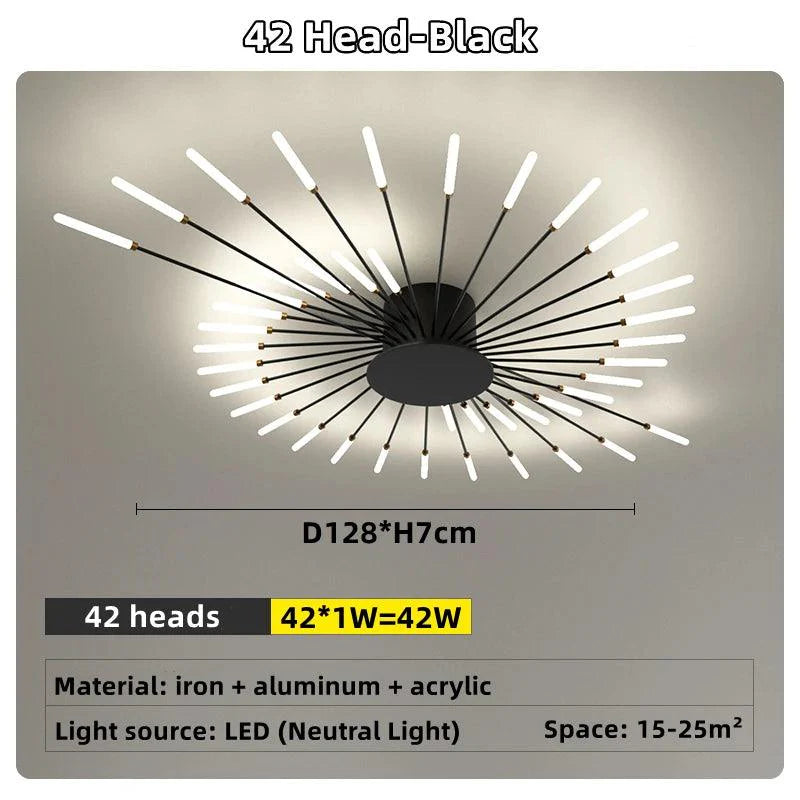 Galactis | LED-plafondlamp semi-inbouw design cirkelvormig