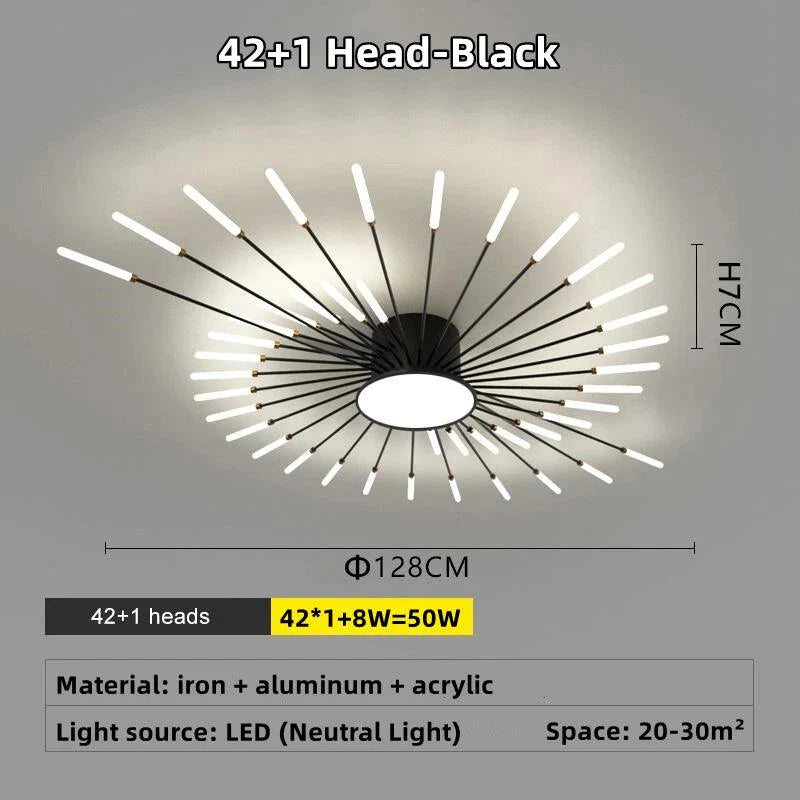 Galactis | LED-plafondlamp semi-inbouw design cirkelvormig
