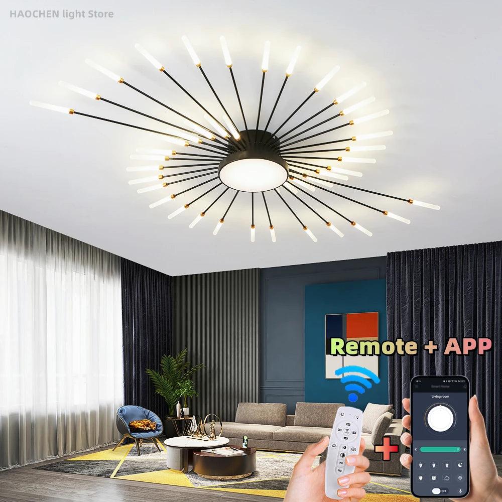 Galactis | LED-plafondlamp semi-inbouw design cirkelvormig