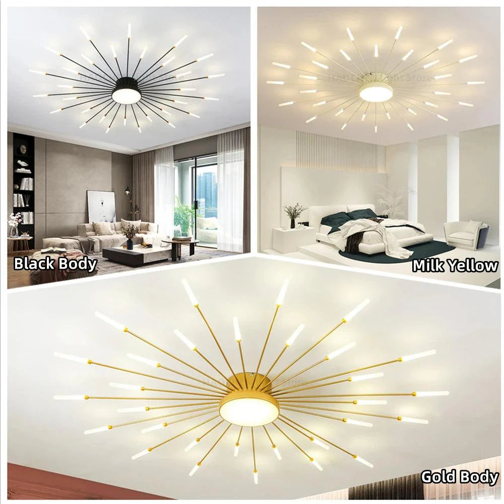 Galactis | LED-plafondlamp semi-inbouw design cirkelvormig