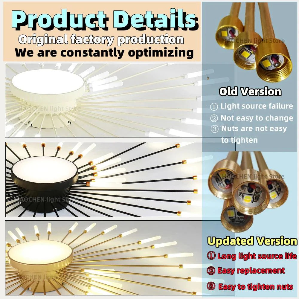 Galactis | LED-plafondlamp semi-inbouw design cirkelvormig