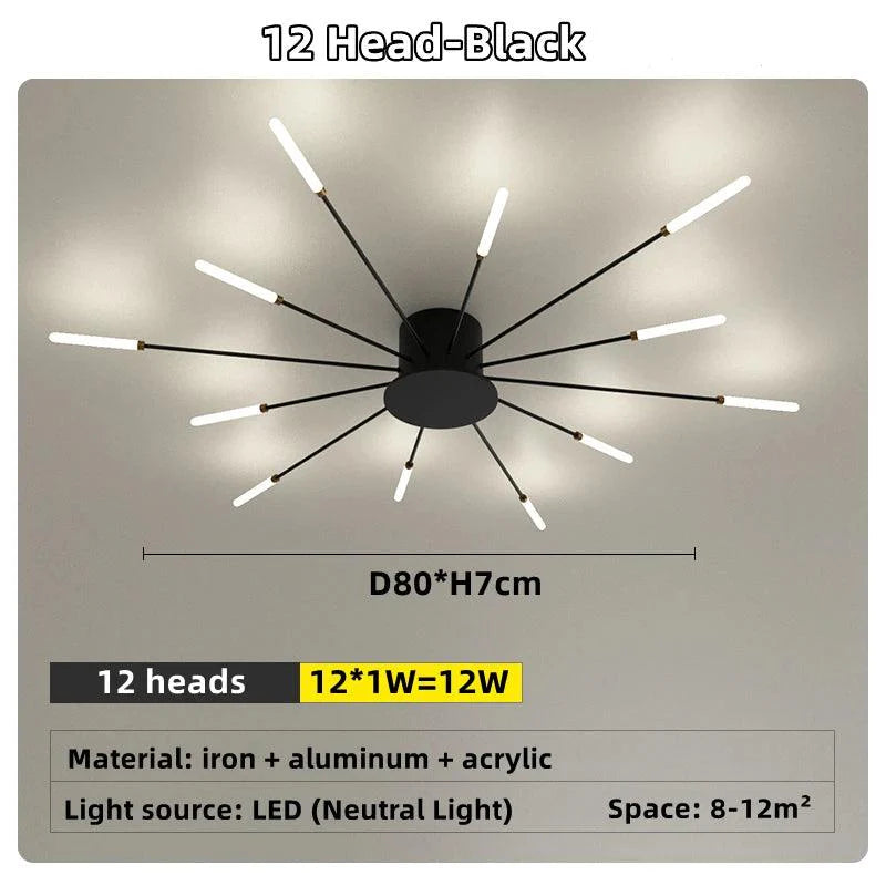 Galactis | LED-plafondlamp semi-inbouw design cirkelvormig