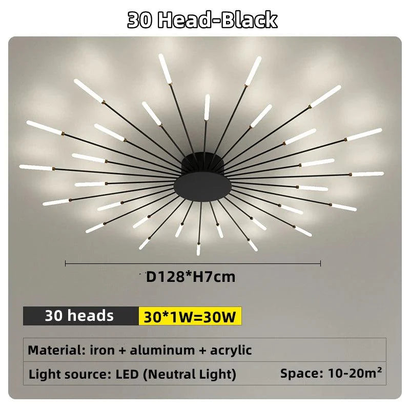 Galactis | LED-plafondlamp semi-inbouw design cirkelvormig