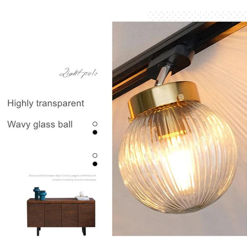 Glasovia | Plafondlamp Glas & Metaal Noordse Stijl