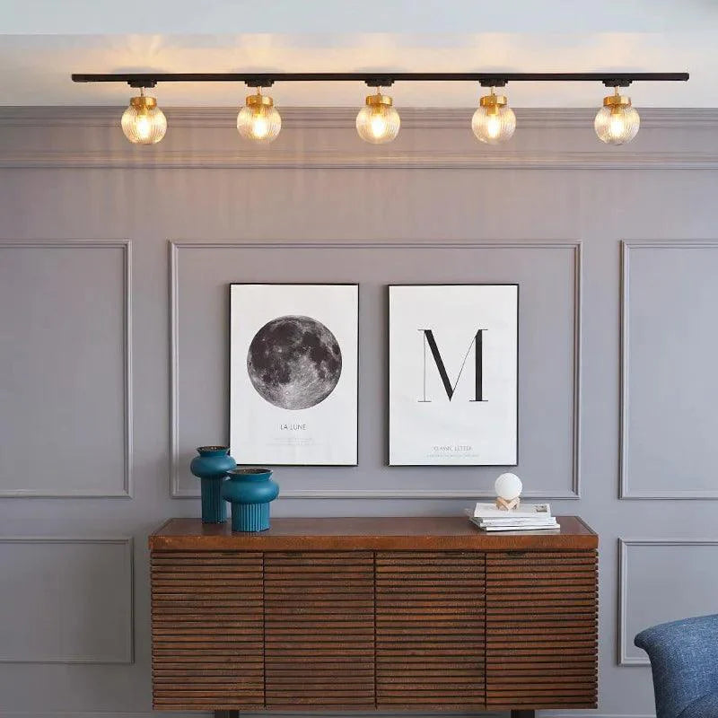 Glasovia | Plafondlamp Glas & Metaal Noordse Stijl