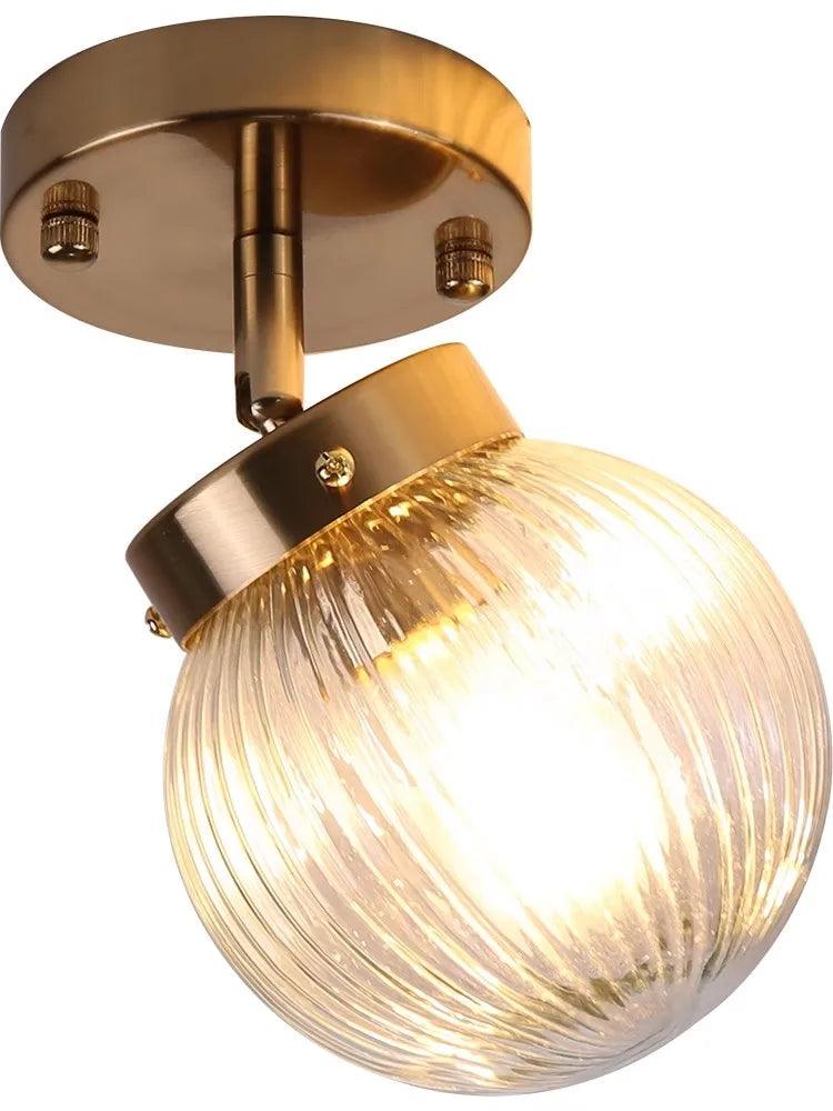 Glasovia | Plafondlamp Glas & Metaal Noordse Stijl