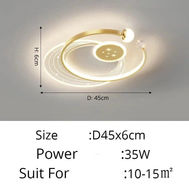 Stellarix | Moderne LED-plafondlamp met dimbare intensiteit