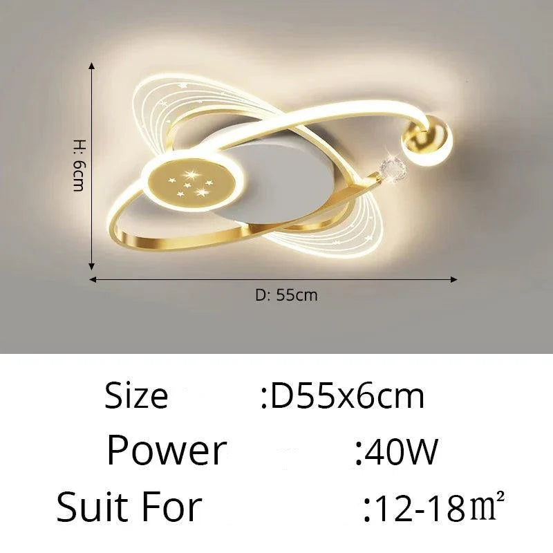 Stellarix | Moderne LED-plafondlamp met dimbare intensiteit