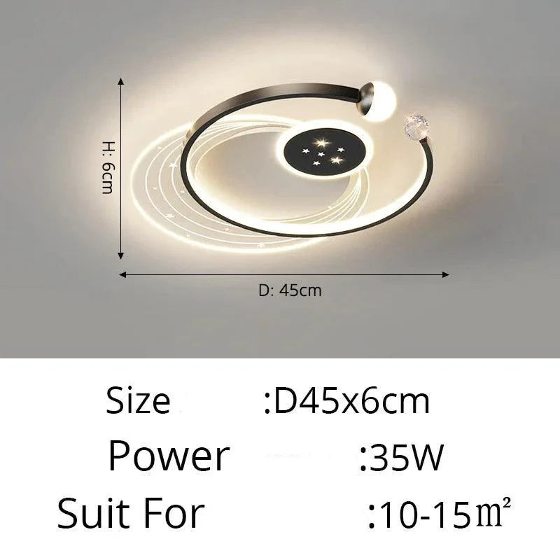 Stellarix | Moderne LED-plafondlamp met dimbare intensiteit