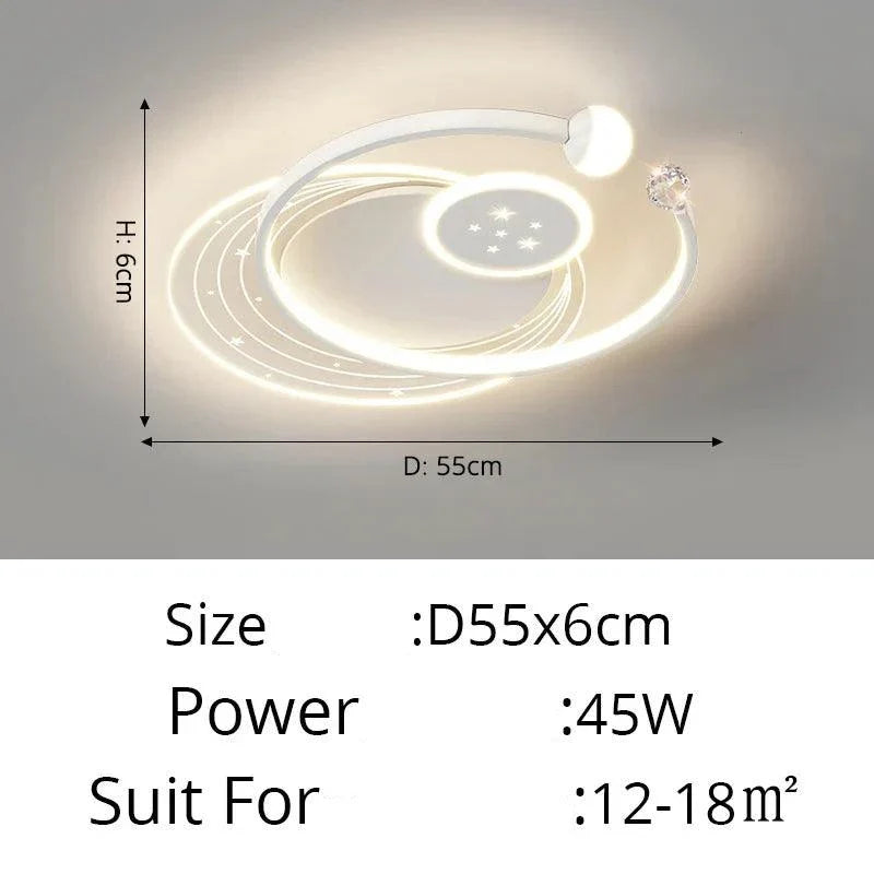 Stellarix | Moderne LED-plafondlamp met dimbare intensiteit