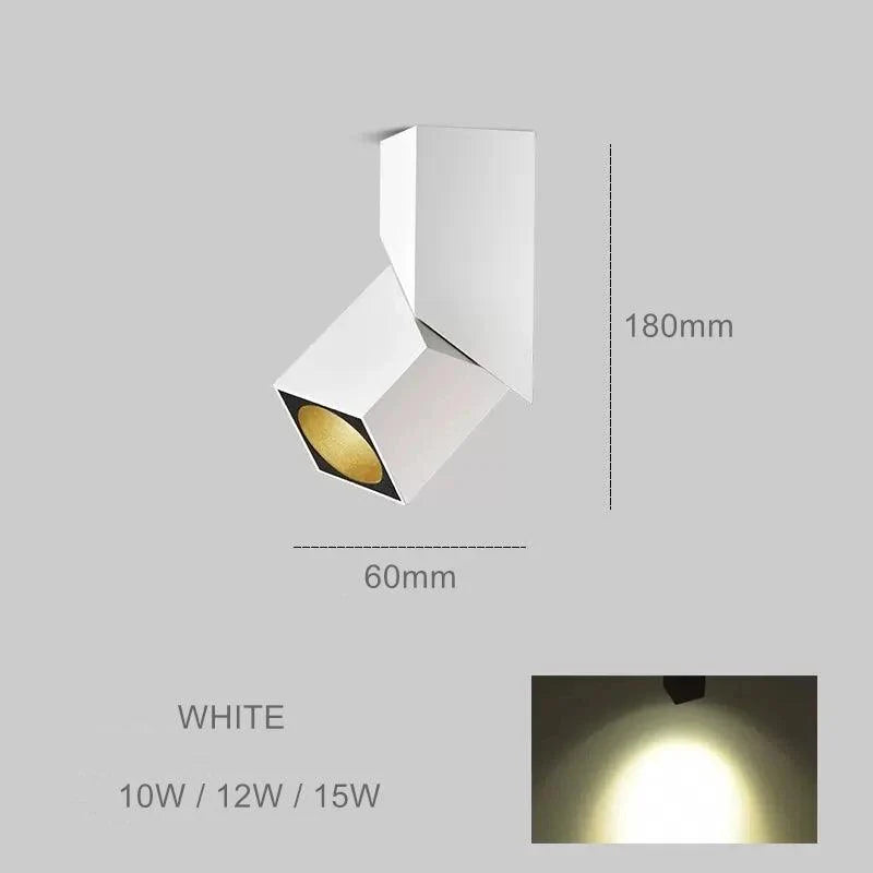 Veltrix | Oriënteerbare 360° LED-spot in luchtvaartaluminium