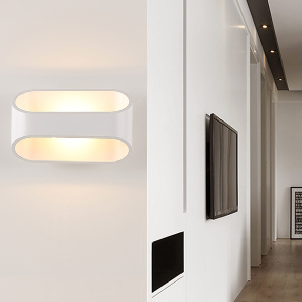 LumiBlanc – LED wandlamp in wit aluminium