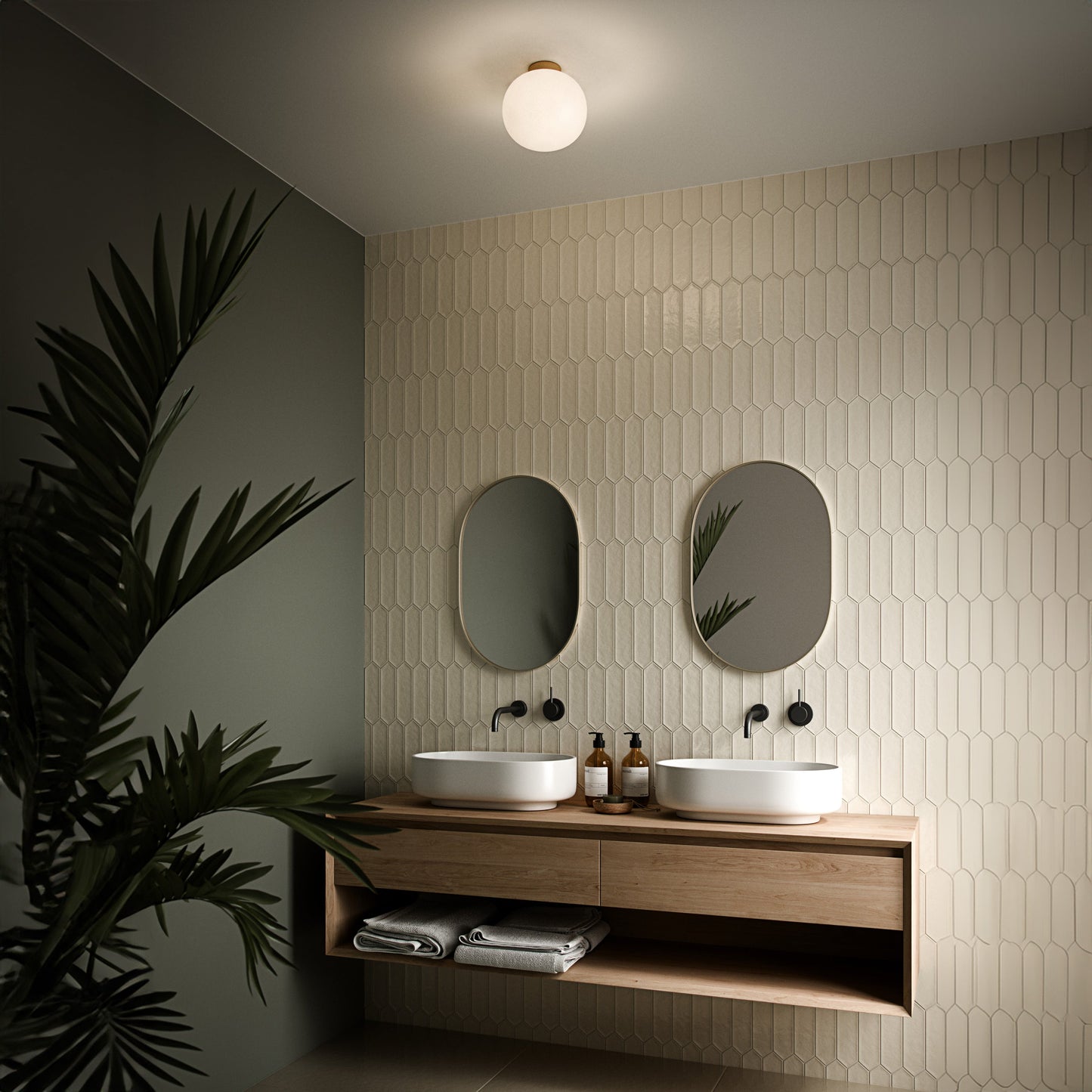 GlowMist | Plafondlamp en mondgeblazen glas