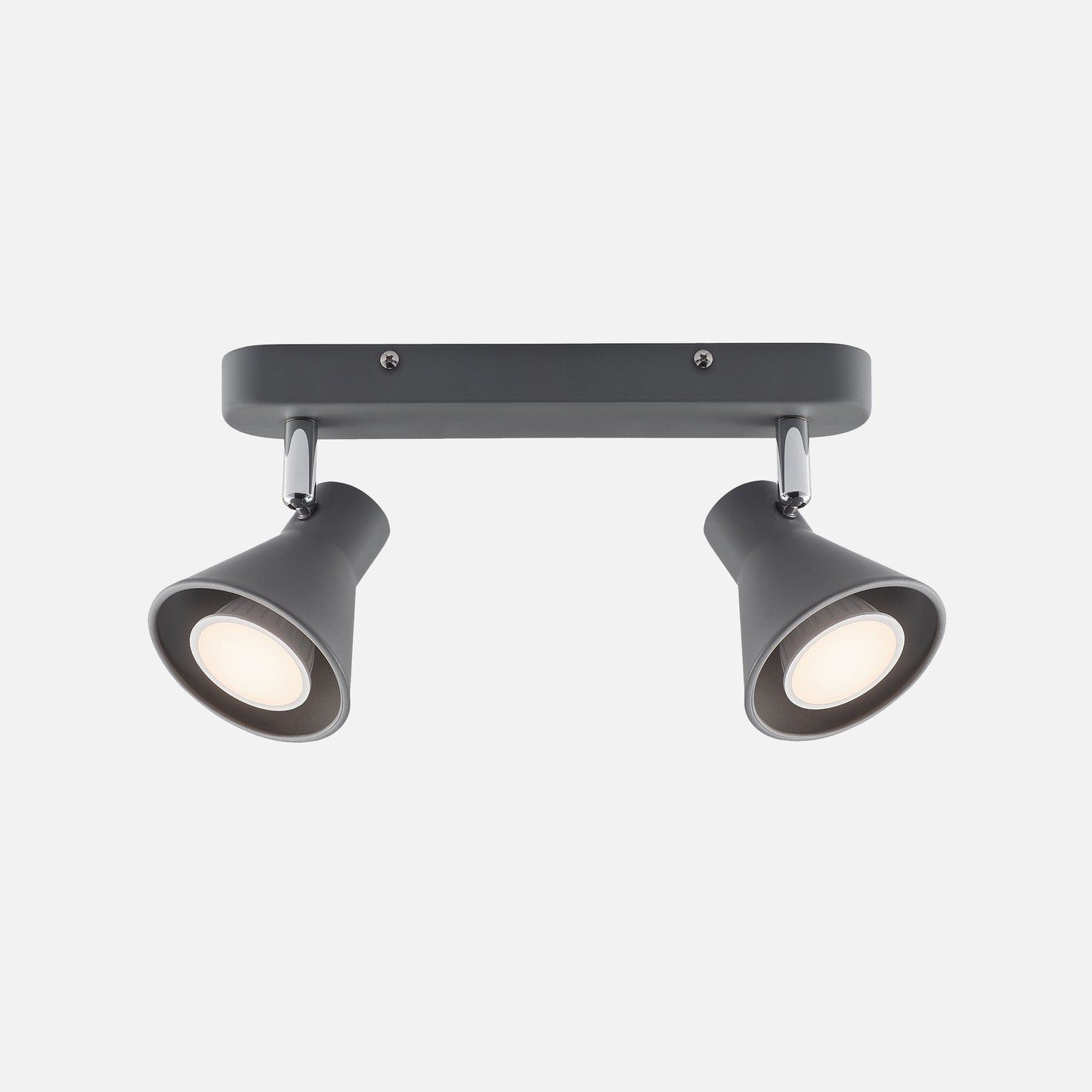 DuoBeam | Draaibare Spotbalk met 2 Lampen
