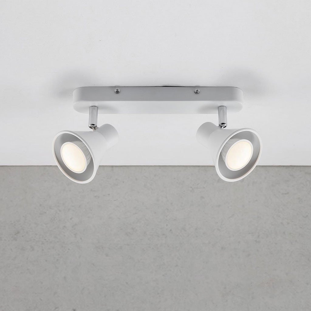 DuoBeam | Draaibare Spotbalk met 2 Lampen