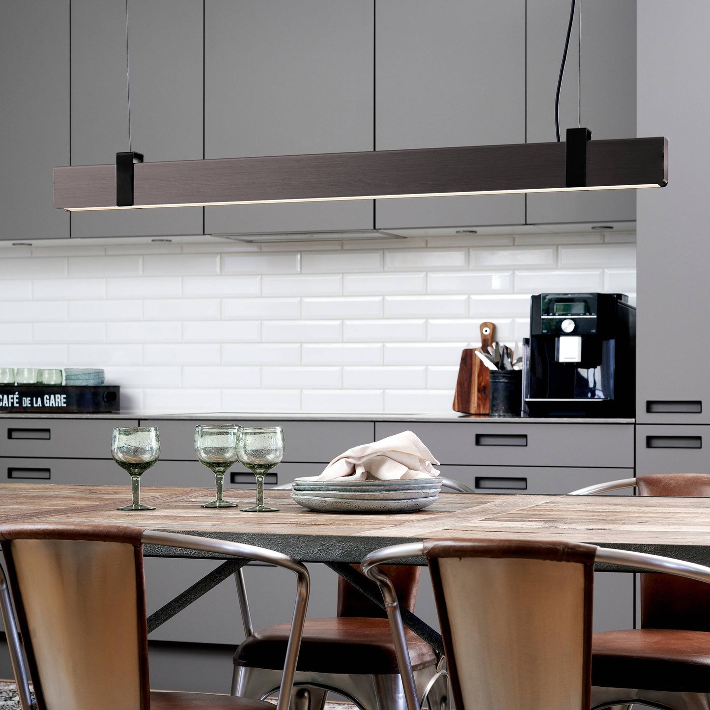 LineGlow | Lineaire LED-ophanging met ingebouwde dimmer