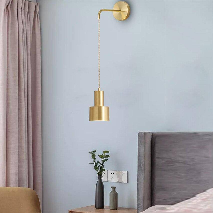 Aurora Dorée – Hangende wandlamp in gouden afwerking