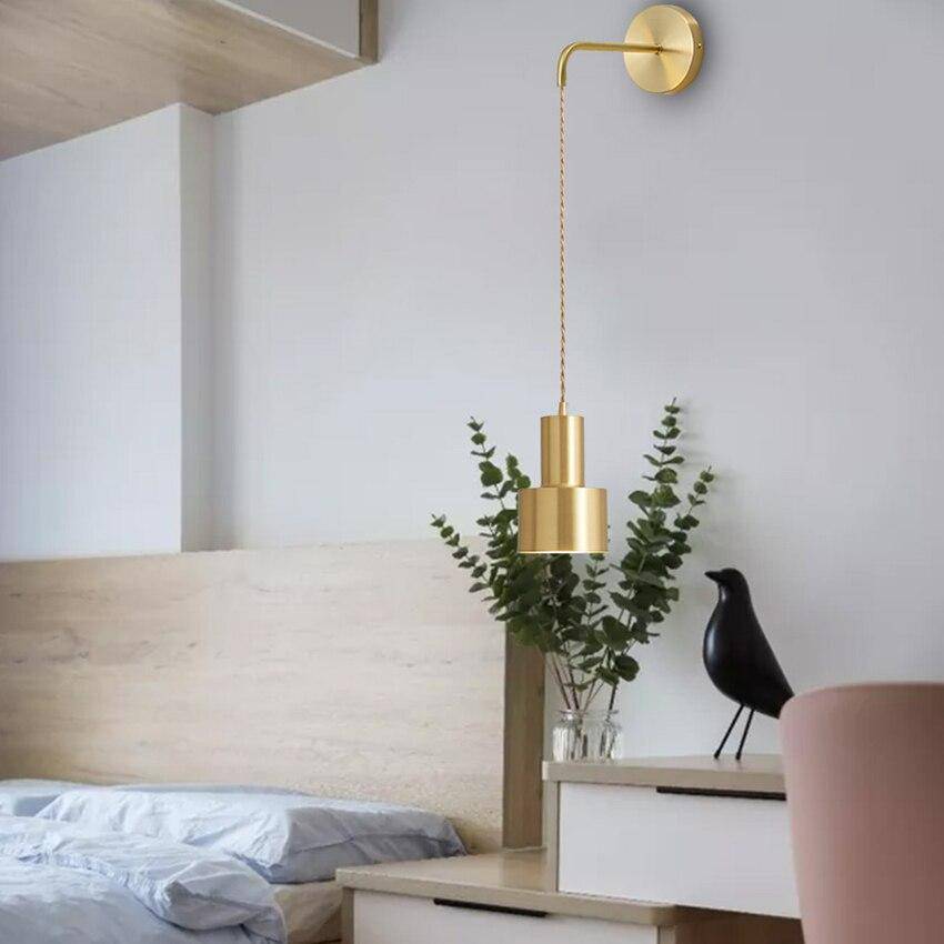Aurora Dorée – Hangende wandlamp in gouden afwerking