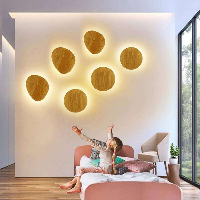 NordicOvale – LED wandlamp van hout met Scandinavisch design