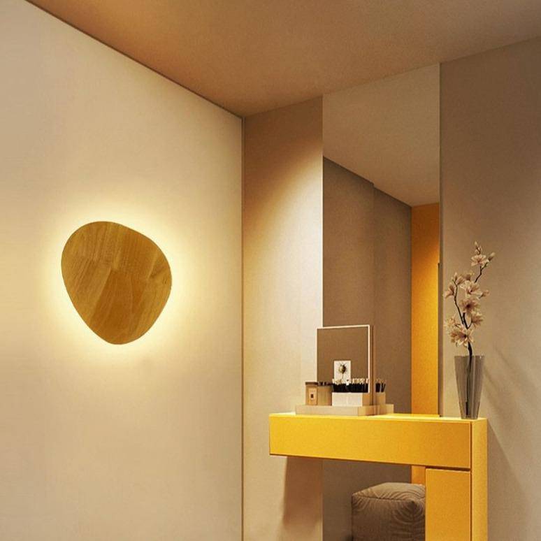 NordicOvale – LED wandlamp van hout met Scandinavisch design