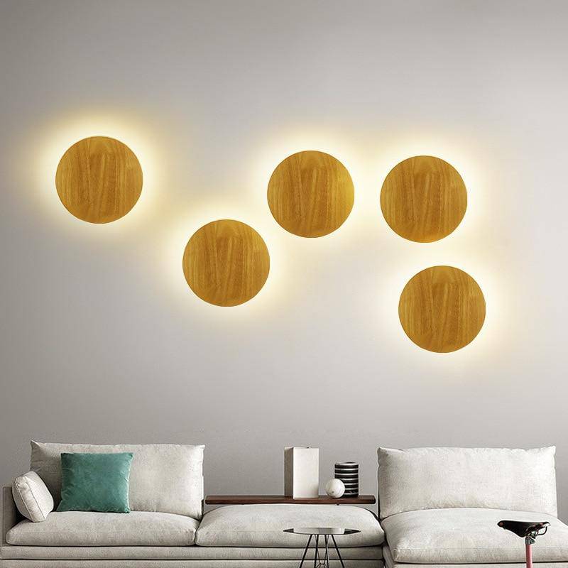 NordicOvale – LED wandlamp van hout met Scandinavisch design