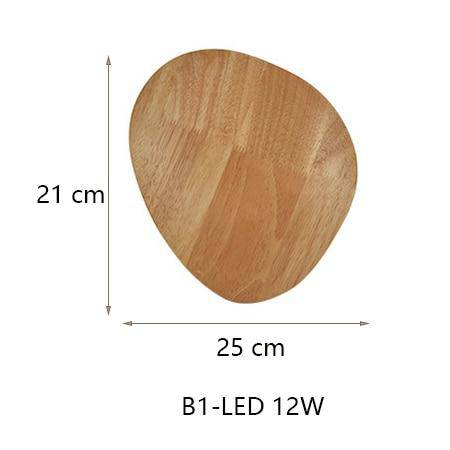 NordicOvale – LED wandlamp van hout met Scandinavisch design