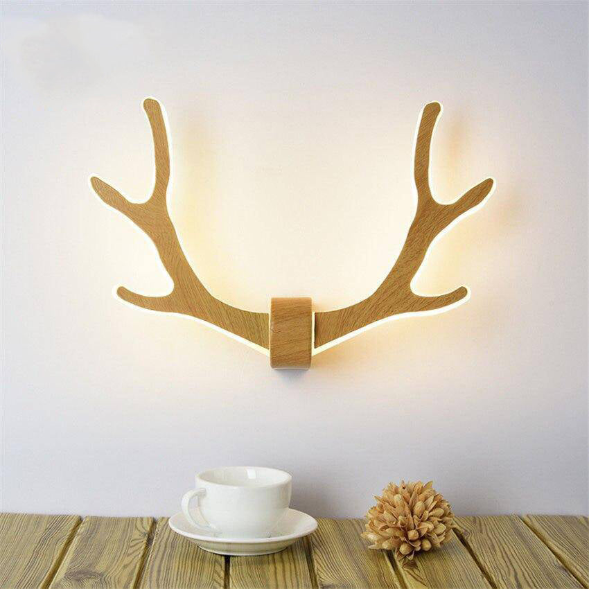 Wandlamp Design Hout | AntlerLuxe