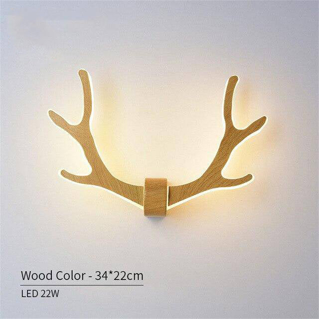 Wandlamp Design Hout | AntlerLuxe