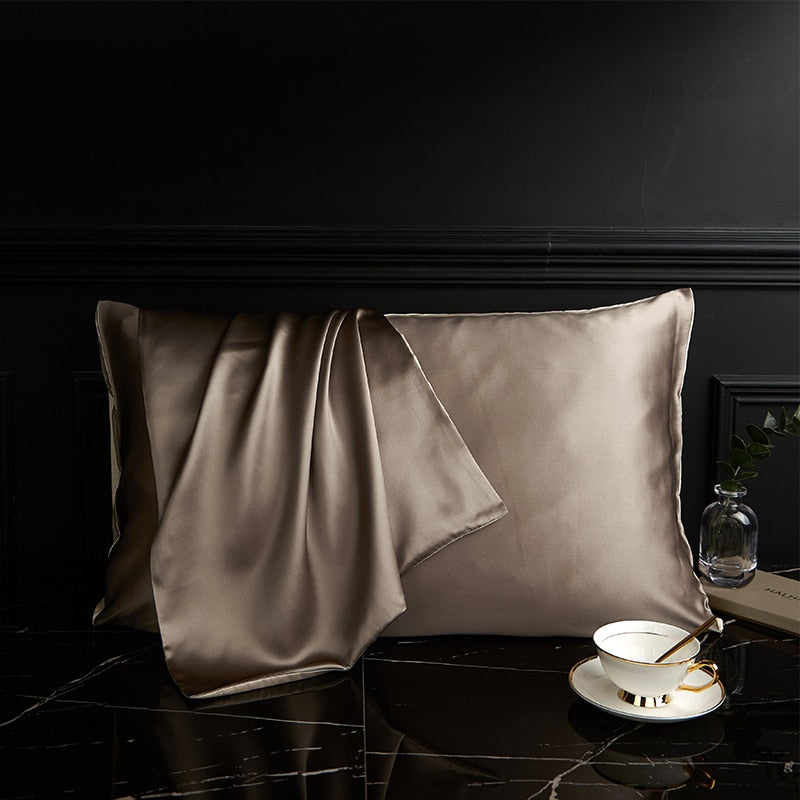 VELVORA SILK – Taie d'oreiller en soie de mûrier et Tencel