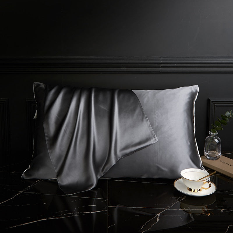 VELVORA SILK – Taie d'oreiller en soie de mûrier et Tencel