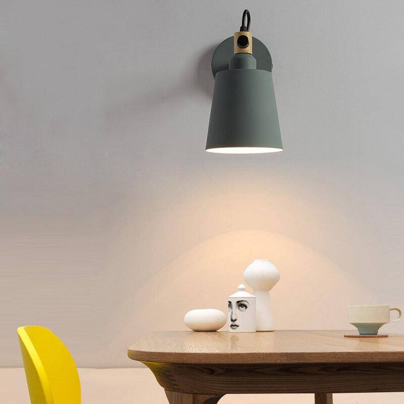 Nordic Fusion – LED wandlamp van hout en metaal design