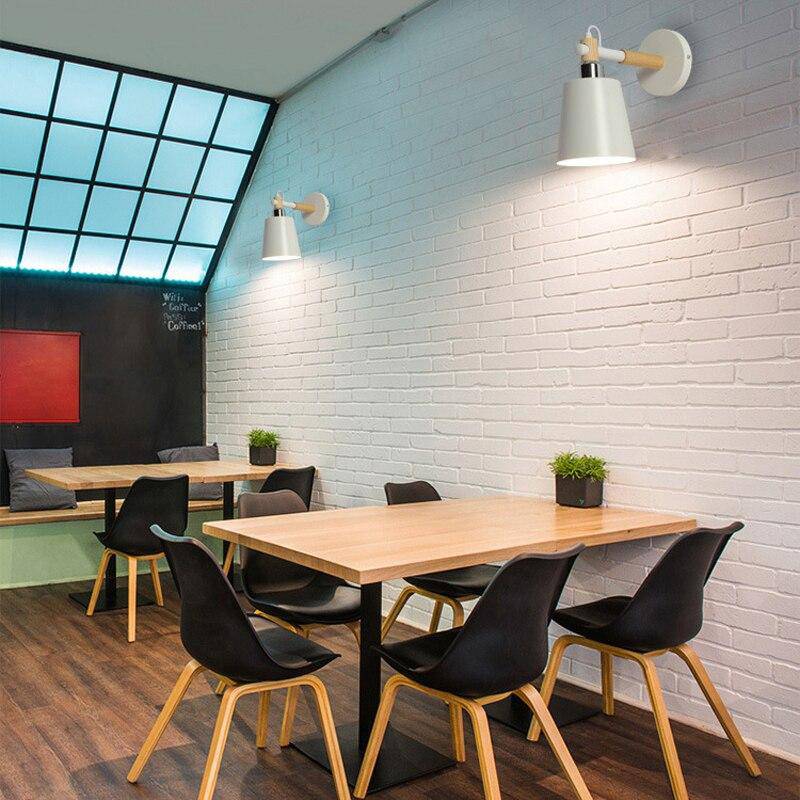 Nordic Fusion – LED wandlamp van hout en metaal design