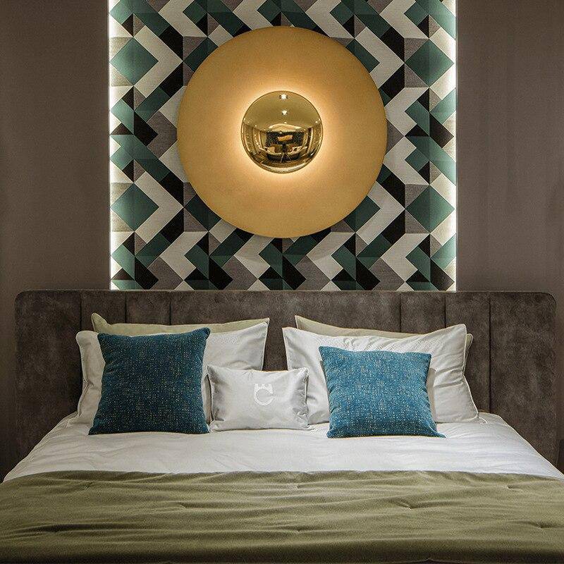 PorchLuxe – Applique murale LED en disque coloré