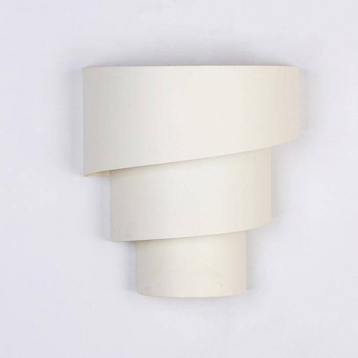 Yoo Spiral – Witte spiraal wandapplicatie