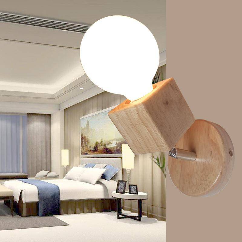 OakFlex – verstelbare houten wandlamp eikenhout