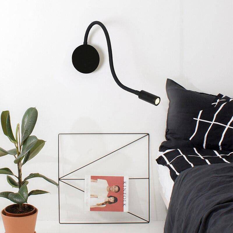 OrientaLuce – verstelbare LED-wandlamp voor slaapkamer